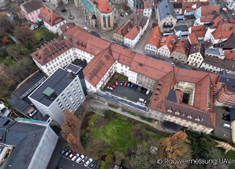 photogrammetrische Befliegung der Dachflächen Reg v. Ofr Bayreuth