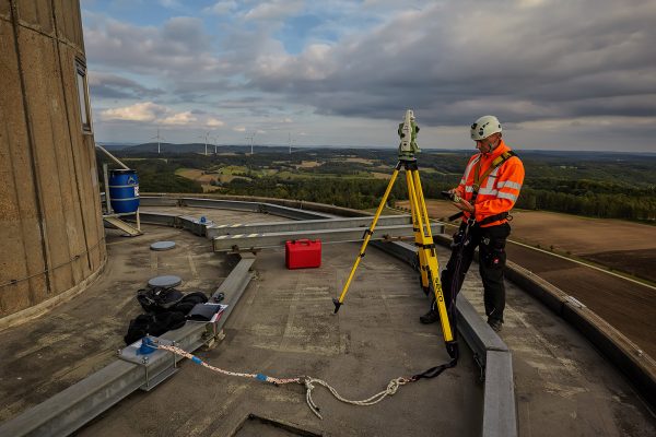 Ingenieurvermessung Sendeturm Buttenheim